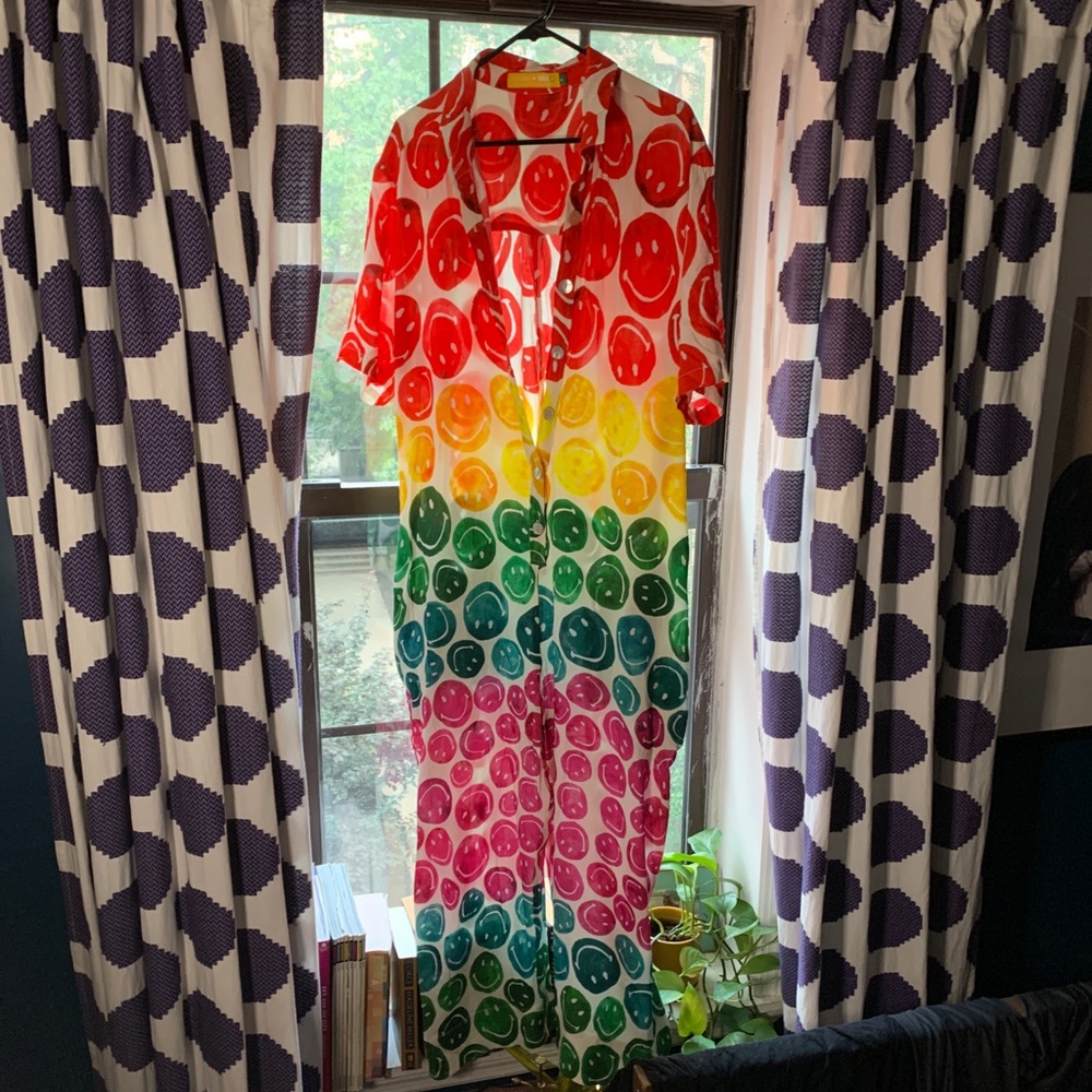 FARM rio smiley drop crotch jumpsuit